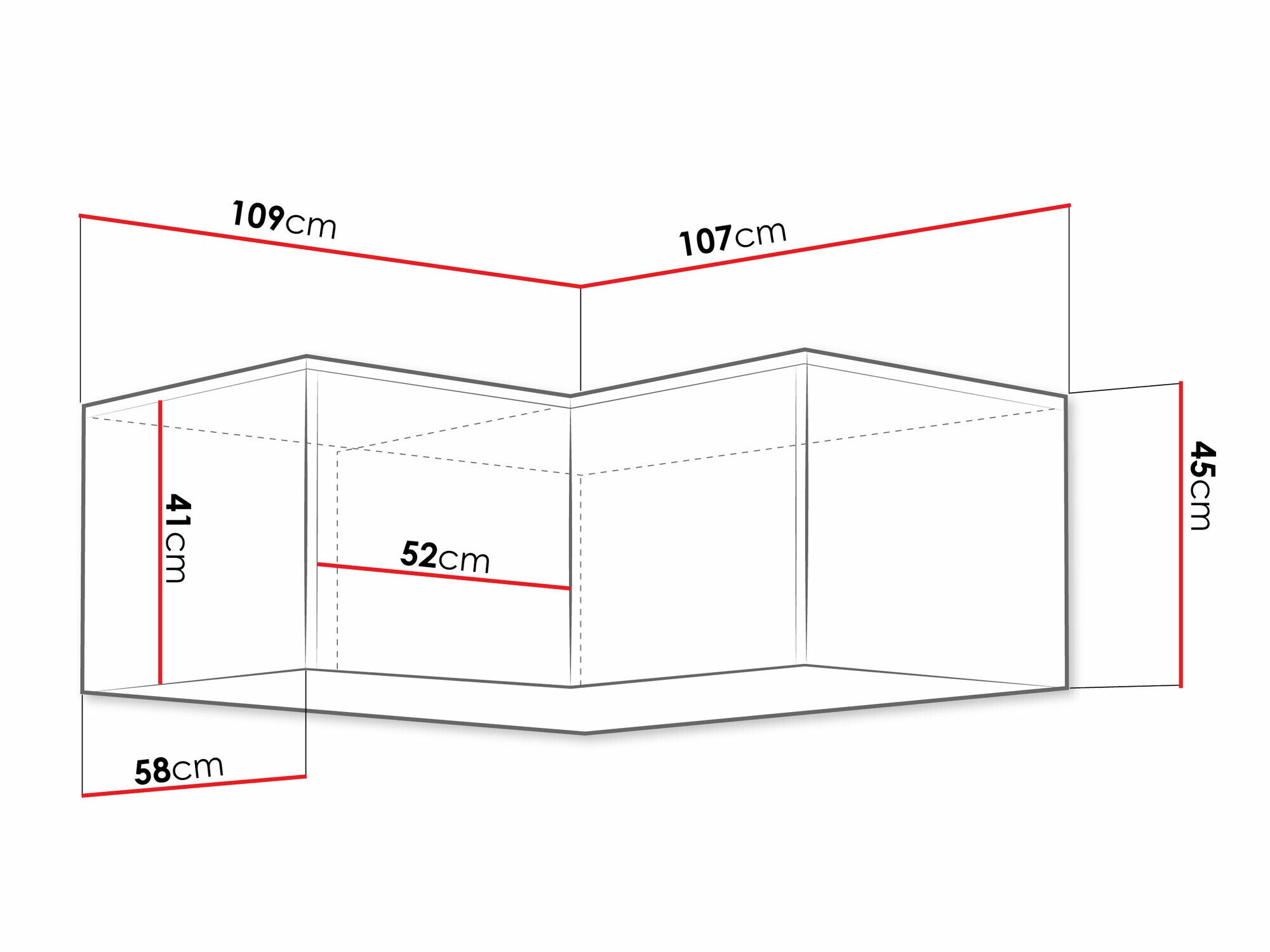 Hjørneskab Ophdome 112