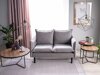 Salontafel set Detroit 570 (Notenhout + Zwart)