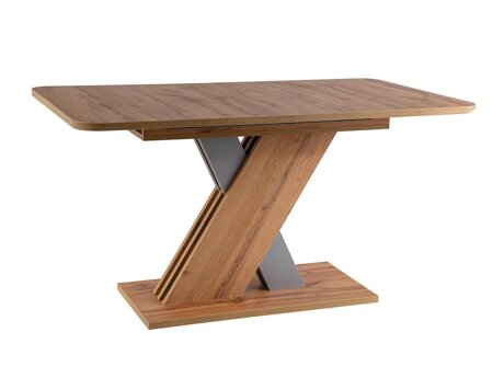 Tafel Detroit 568 (Wotan eik + Grijs)