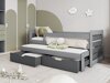Bed Henderson 128 (Grijs + Grafiet)