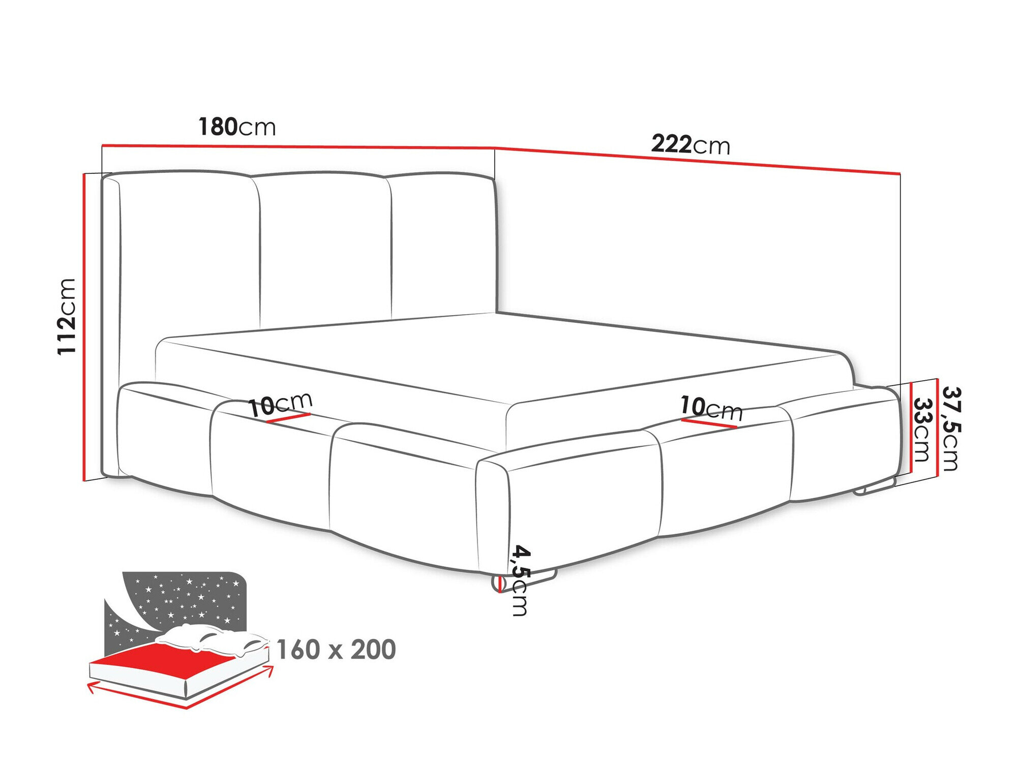 Bed Comfivo Fabrica (Kronos 19)