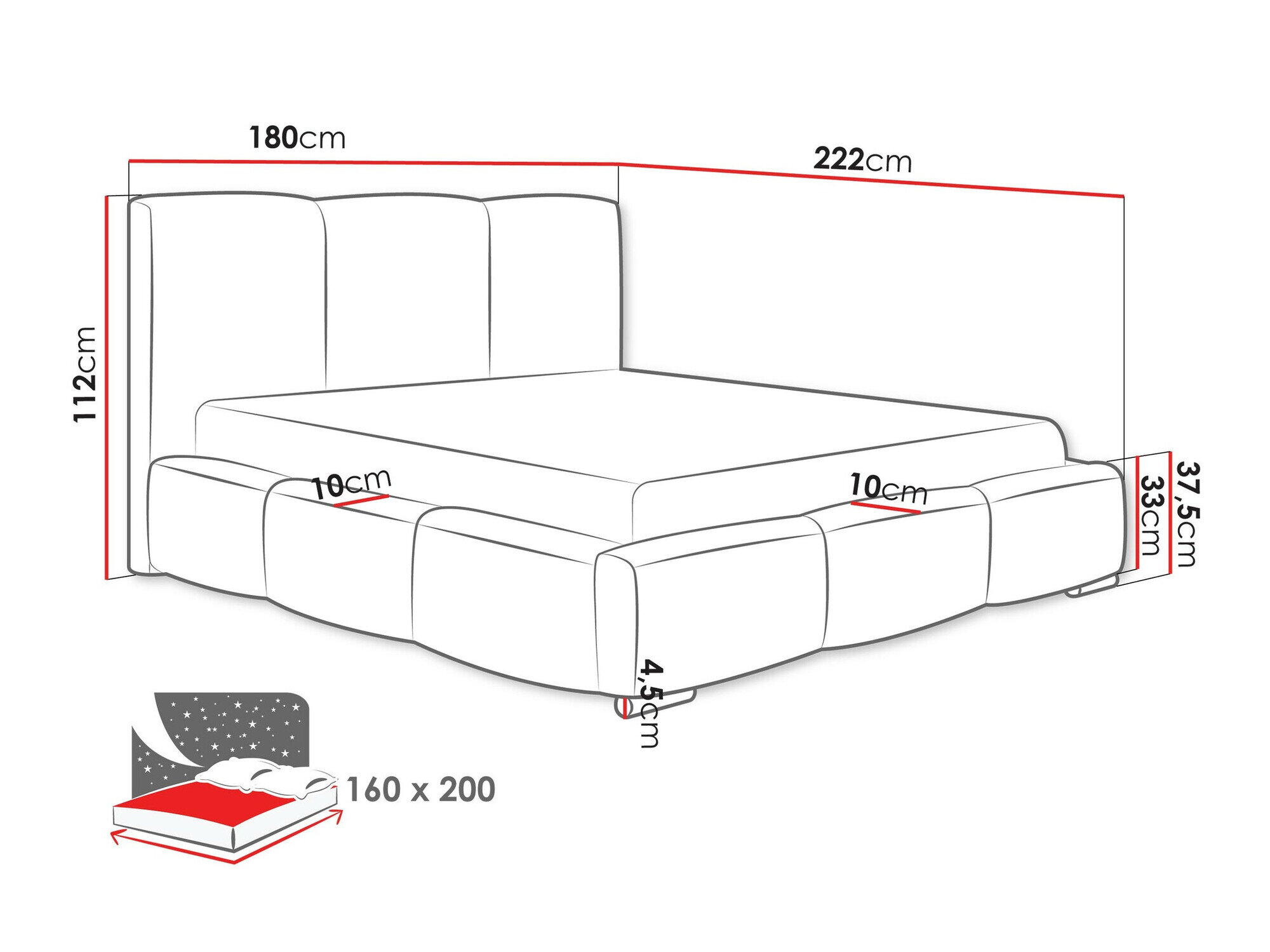 Bed Comfivo Fabrica (Kronos 29)