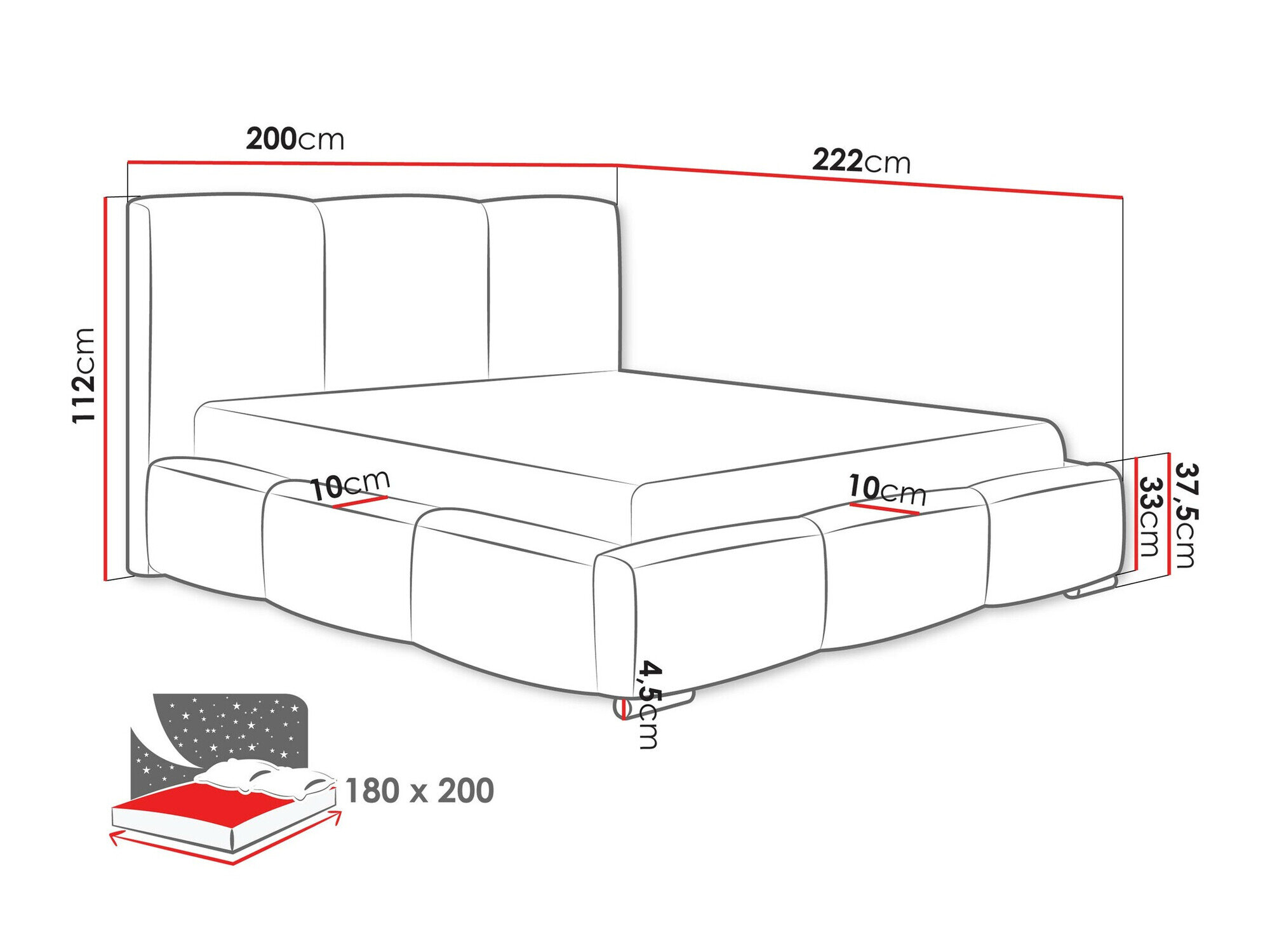 Bed Comfivo Fabrica (Kronos 29)
