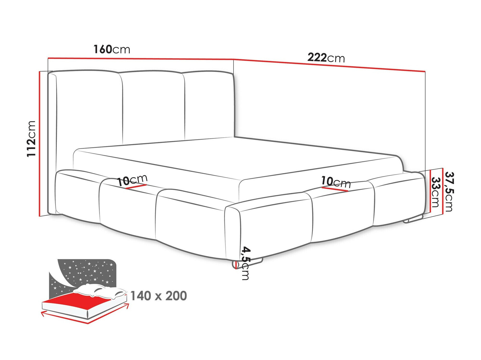 Bed Comfivo Fabrica (Kronos 46)