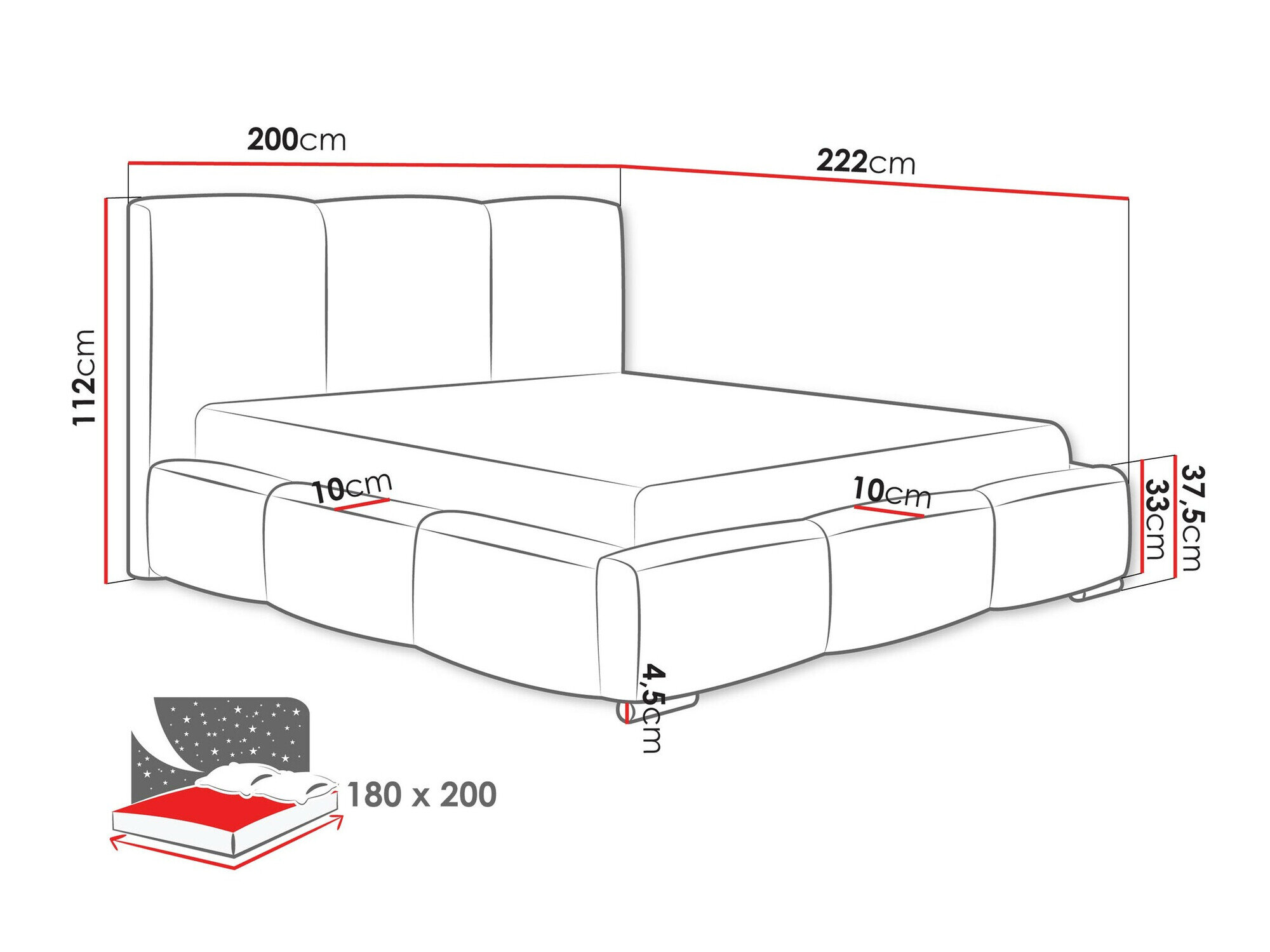 Bed Comfivo Fabrica (Kronos 46)