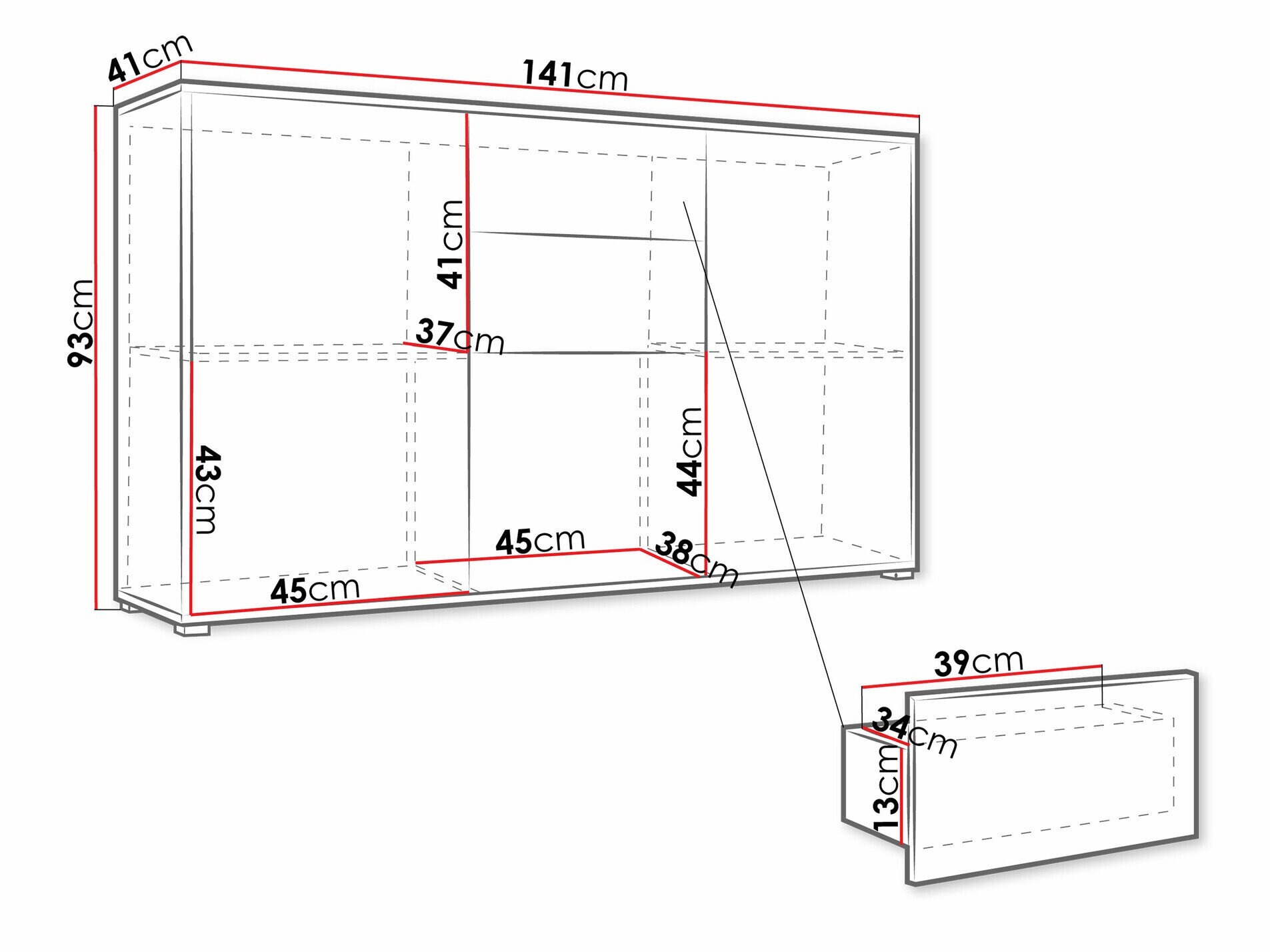 Kommode Comfivo Fersoe 100 (Kashmir)