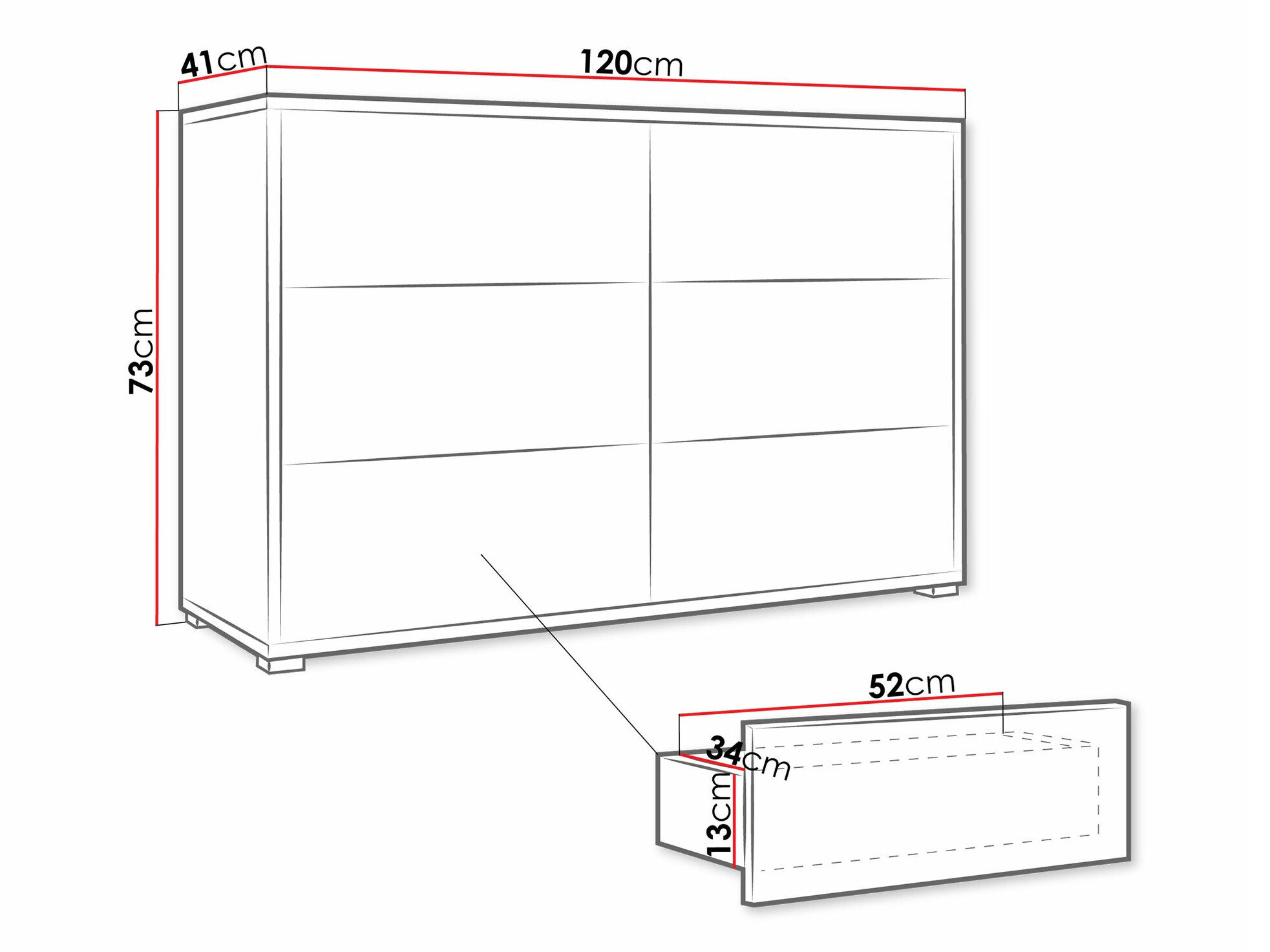 Kommode Comfivo Tutela II (Kashmir)