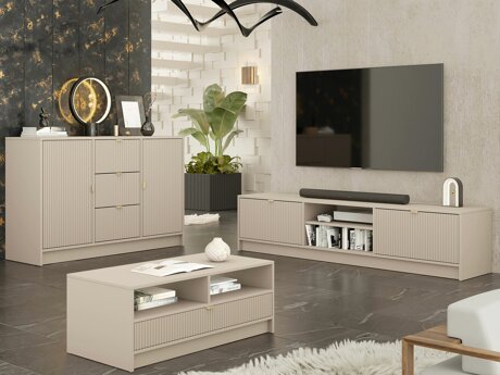 Woonkamerset Comfivo Papilio I (Beige)