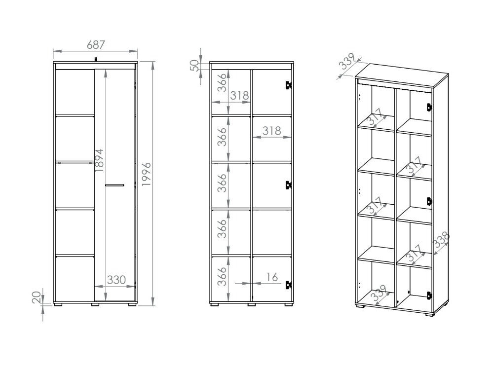 Riiul Calvere 104