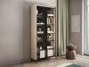 Boekenkast Fernolu 106 (Beige + Zwart)