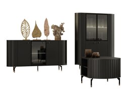 Ensemble de salon Novmono 111 (Noir)