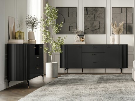 Stuemøbelsæt Novmono 110 (Sort)