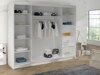 Kledingkast Closico Durion I (Wit)