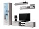 Woonkamerset Tornola 107 (Wit + Glanzend wit)