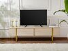 Comodă TV Novato 105 (Deschis Travertine + Auriu)