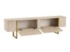 Comodă TV Novato 105 (Deschis Travertine + Auriu)
