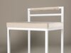 Counterstoel Dallas 4519 (Wit + Beige)