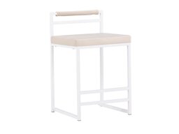 Scaun de bar Dallas 4519 (Alb + Bej)