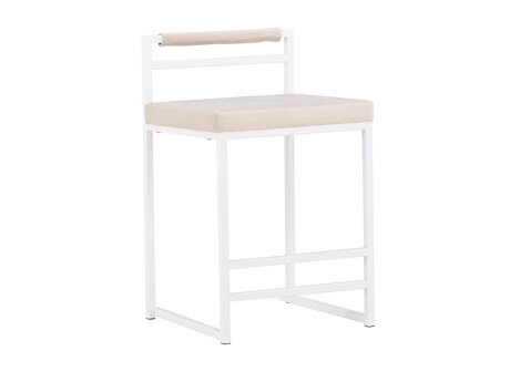 Scaun de bar Dallas 4519 (Alb + Bej)