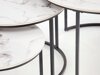 Salontafel set Houston 1884 (Zwart + Wit marmer)