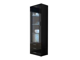 Étagère Tornola 102 (Noir + Noir brillant)