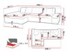 Hjørnesofa Comfivo 250 (Sicuro 15 + Sempre 20)