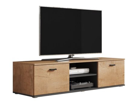 Meuble TV Tornola 100 (Chêne de Lefkas + Noir)
