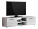TV-bord Tornola 100 (Hvid + Glansfuld hvid)