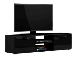 TV-meubel Tornola 100 (Zwart + Glanzend zwart)