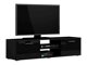 TV-meubel Tornola 100 (Zwart + Glanzend zwart)