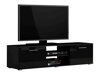 TV-meubel Tornola 100 (Zwart + Glanzend zwart)