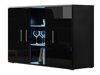 Bufet Tornola 106 (Negru + Negru lucios)
