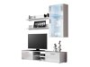 Ensemble de salon Tornola 113 (Blanc + Blanc brillant)