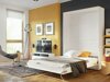 Muurbed Concept Pro Lenart III (Wit + Glanzend wit)