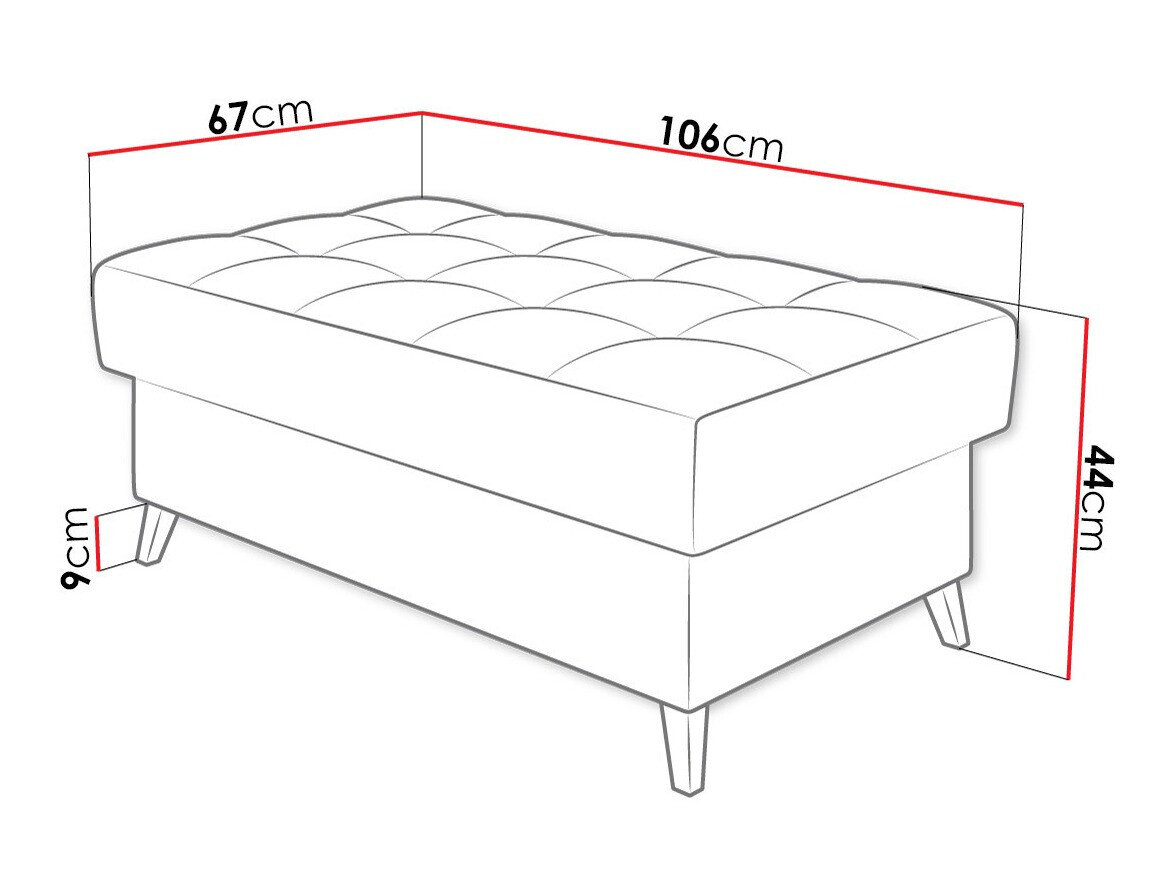 Polstret bænk Comfivo Agnus I (Sicuro 65)