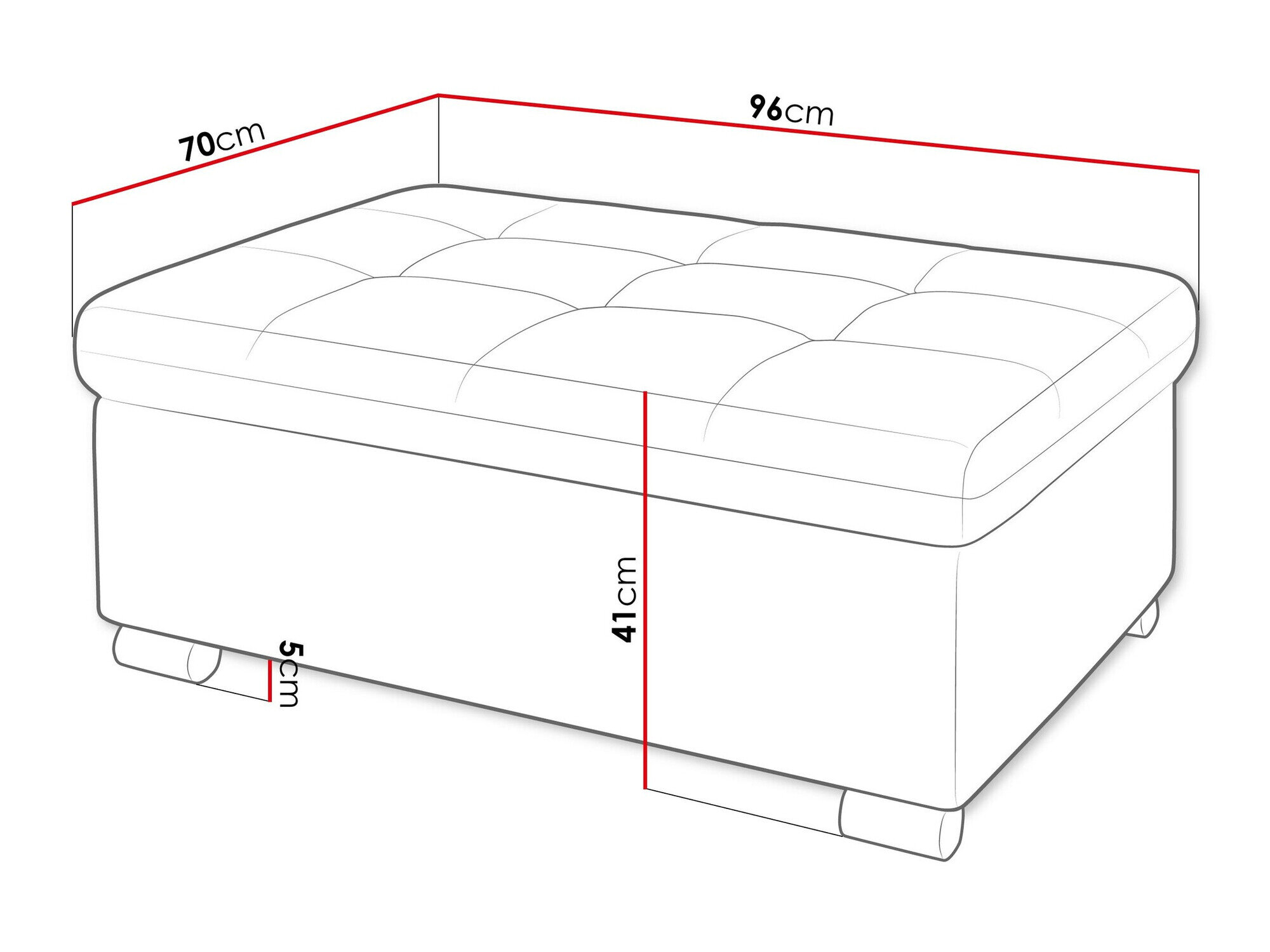Polstret bænk Comfivo Gemma I (Sicuro 35)