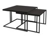 Salontafel set Oswego 110 (Zwart)