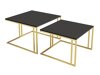 Sofabordssæt Oswego 110 (Sort + Gylden)
