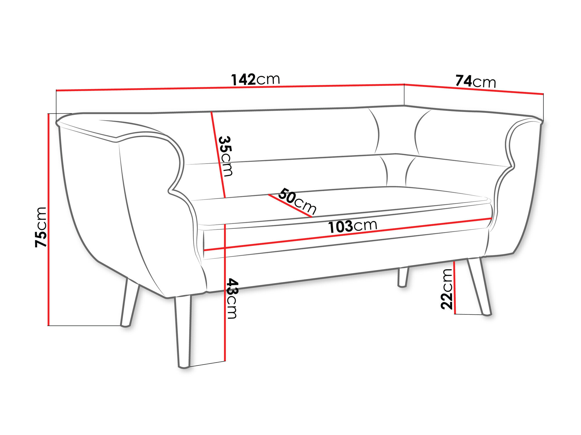 Sofa Glenview 101 (Kronos 09)