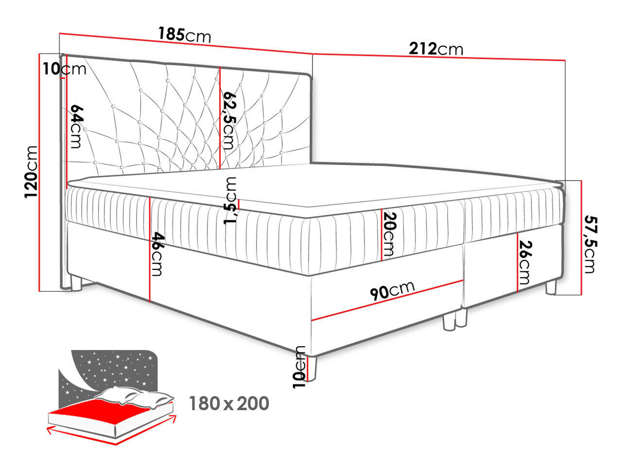 Boxspring Civitas (Manila 28)
