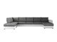 Canapé d'angle Comfivo Flumen I (Soft 017 + Lux 06)