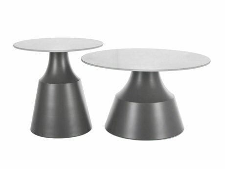 Salontafel set Detroit 908 (Wit + Grijs)