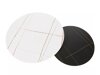 Salontafel set Detroit 607 (Wit marmer + Zwart marmer)