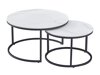 Salontafel set Detroit 607 (Wit marmer)