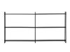 Wandplank Dallas 4551 (Zwart)