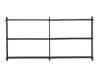 Wandplank Dallas 4551 (Zwart)