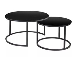 Salontafel set Detroit 494 (Zwart)