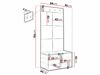 Set za hodnik Hartford 375 (Crna)