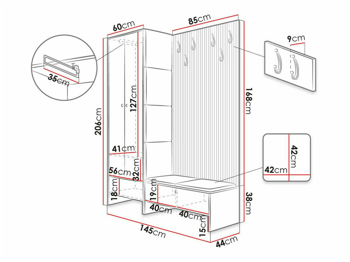 Entrésæt Donio III (Artisan eg + Abriamo 3)