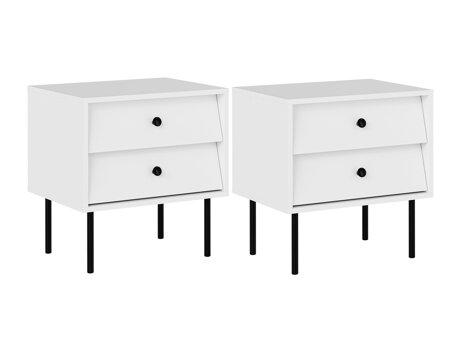 Een set nachtkastjes Feletri 106 (Wit)